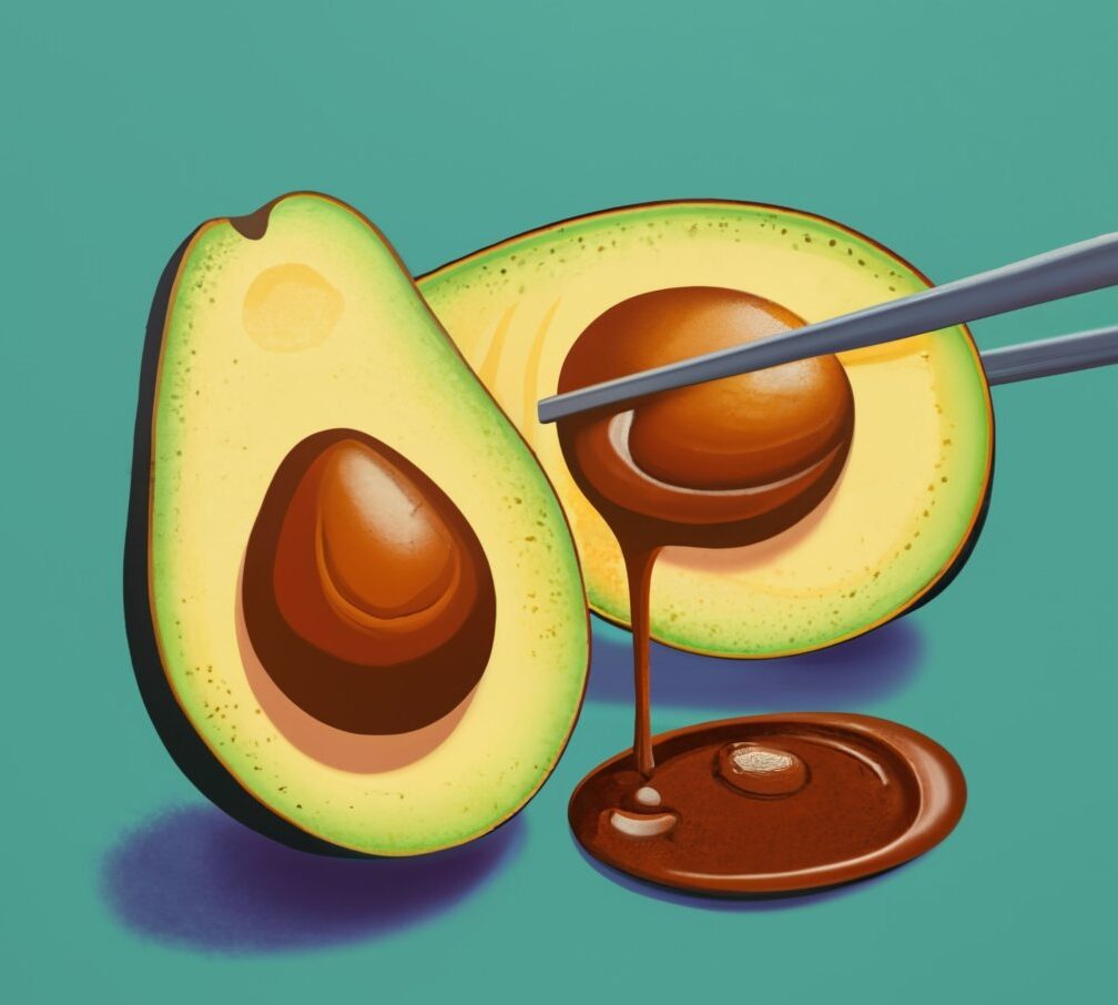 february national avocado month and chocolate