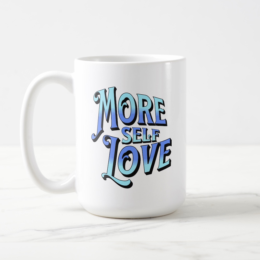 self love month january awareness months mug